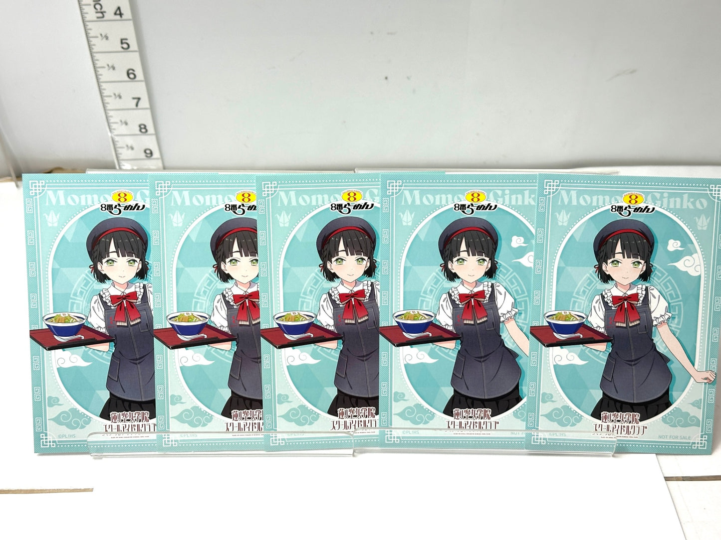 蓮ノ空女学院 スクールアイドルクラブ 8番らーめん コラボ 百生吟子 まとめセット アクリルスタンド アクスタ ポストカード アクリルキーチェーン レンゲ 12/11