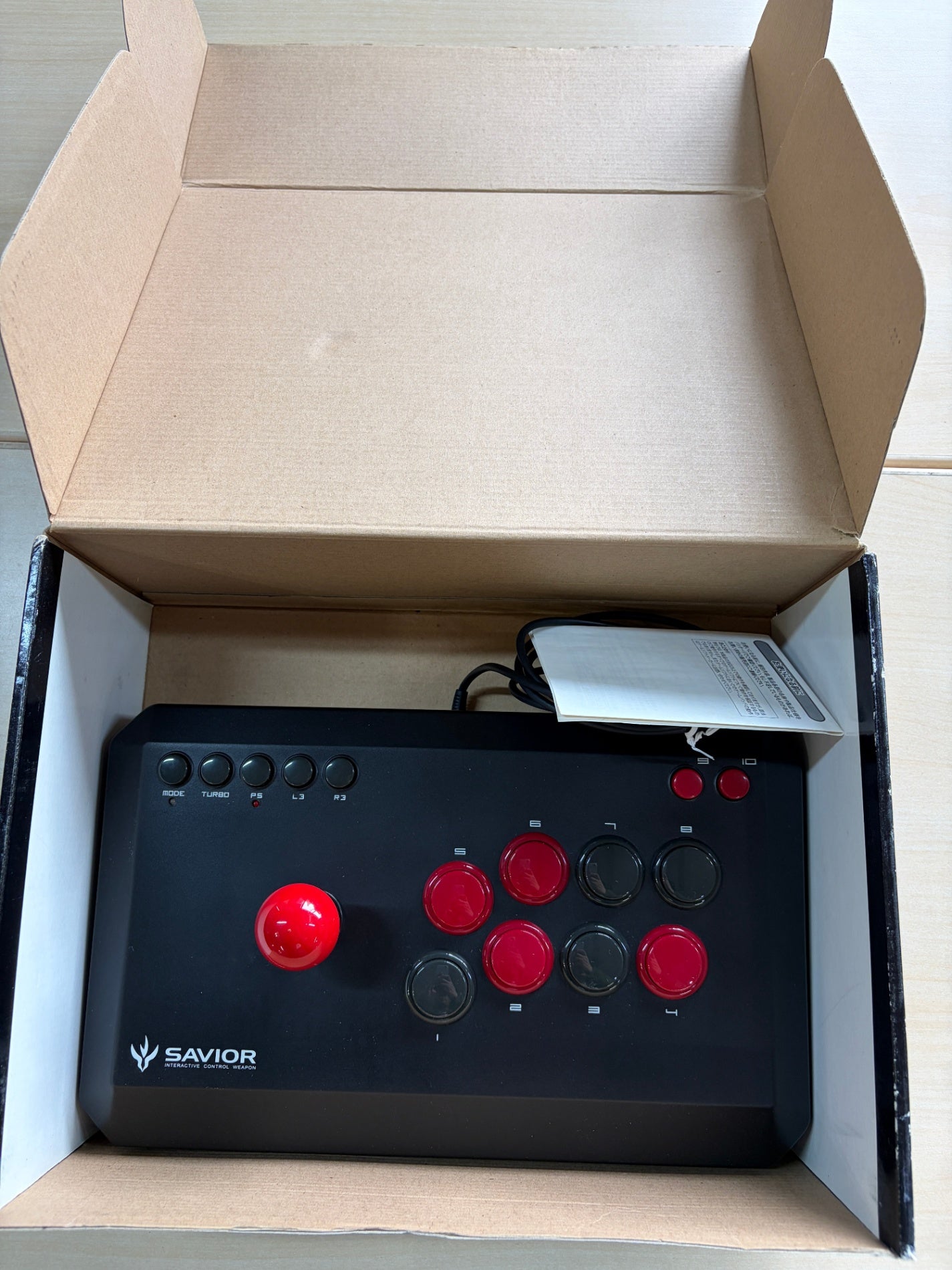 iBUFFALO USBアーケードスティック PC/PS3対応 13ボタン ブラック BSGPAC02BK