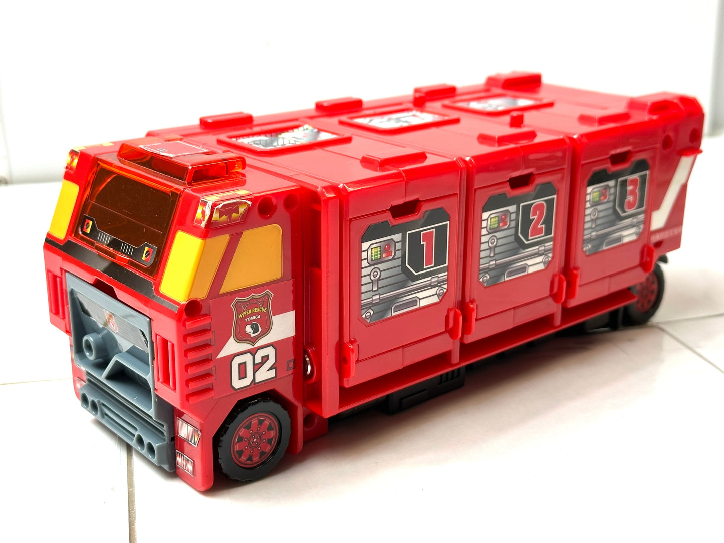 現状品 タカラトミートミカ ハイパーレスキュー2号 特殊救助支援車 12/26