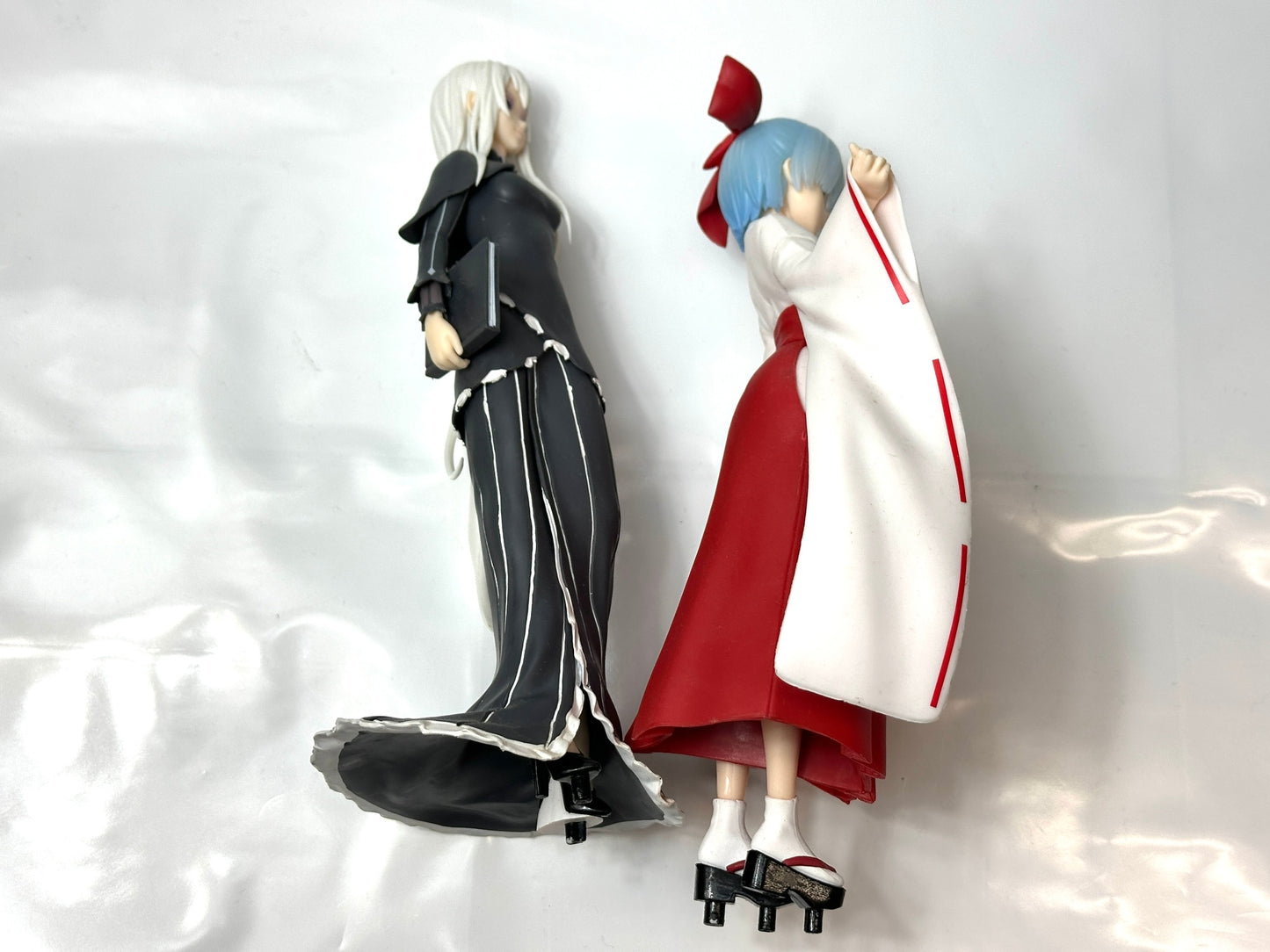 現状品 Re:ゼロから始める異世界生活 スーパープレミアムフィギュア レム 巫女 Style＆エキドナ SPM フィギュア 1/21