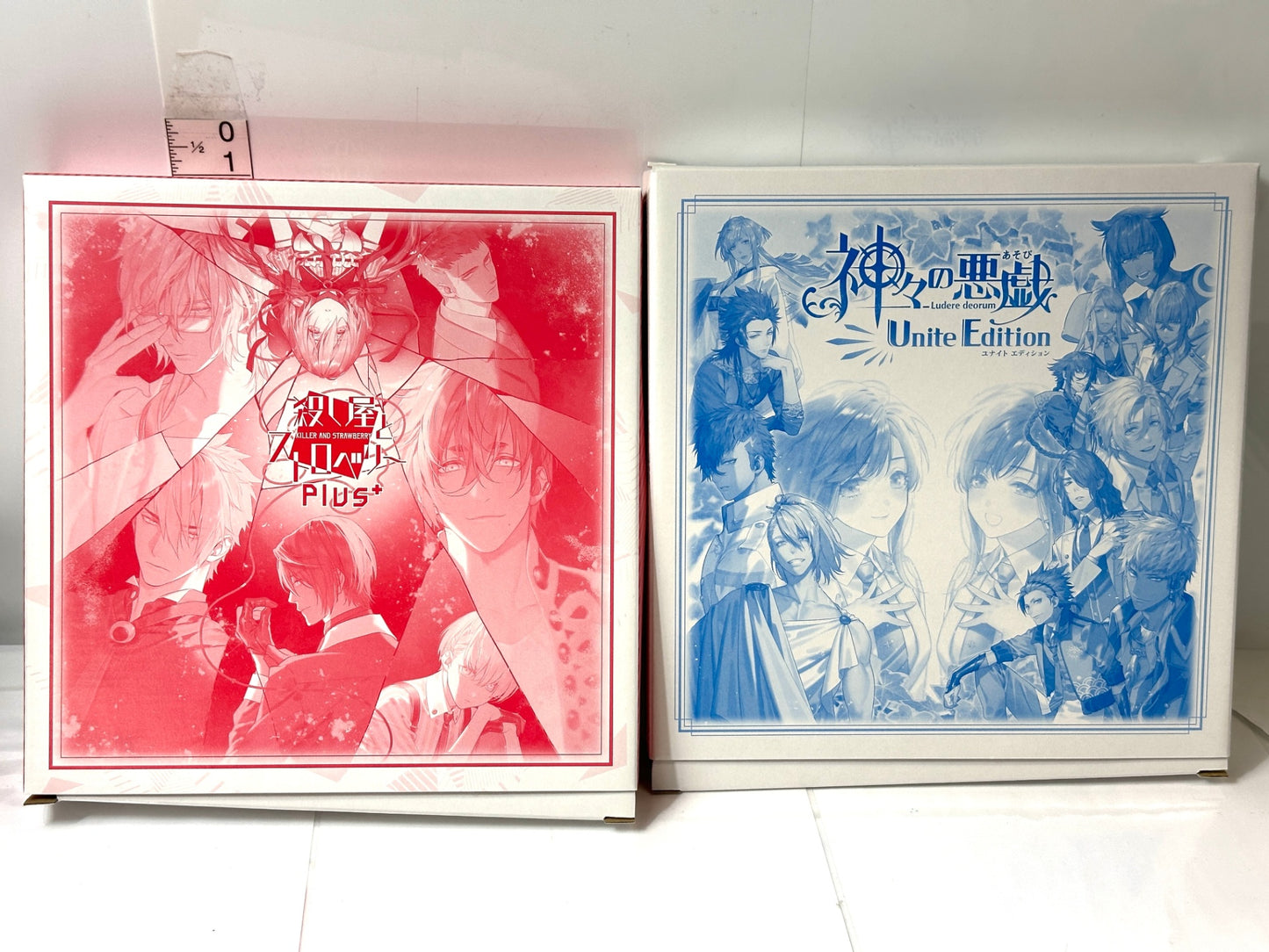 開封済み・未使用品 ブロッコリー 第28期 株主優待品 殺し屋とストロベリー Plus/神々の悪戯 Unite Edition プレート 皿 食器 2個セット 10/8