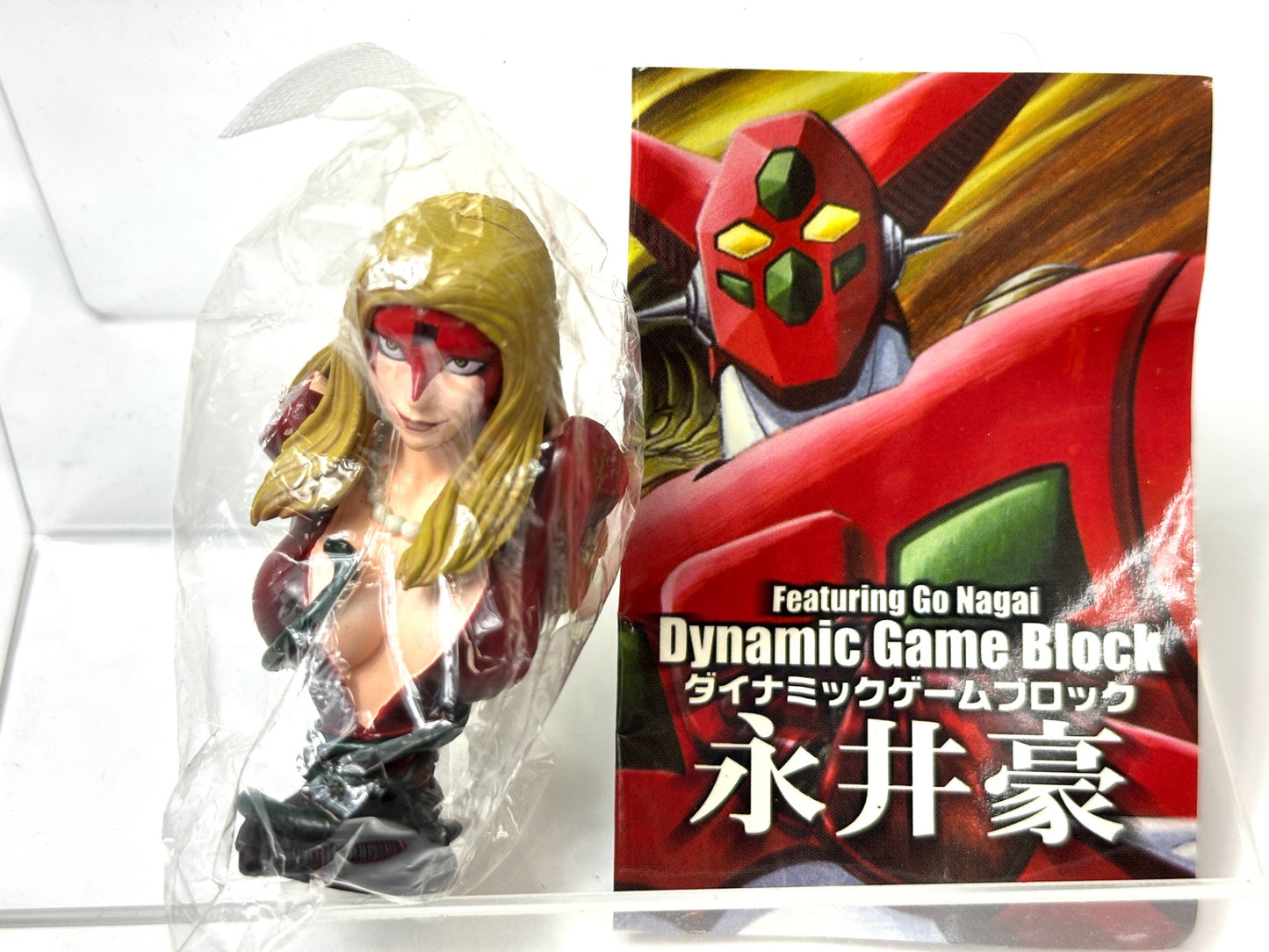 内装未開封品 Featuring Go Nagai ダイナミックゲームブロック永井豪 6個セット フィギュア デビルマン ゲッターロボ 不動明 牧村ミキ 他 3/3