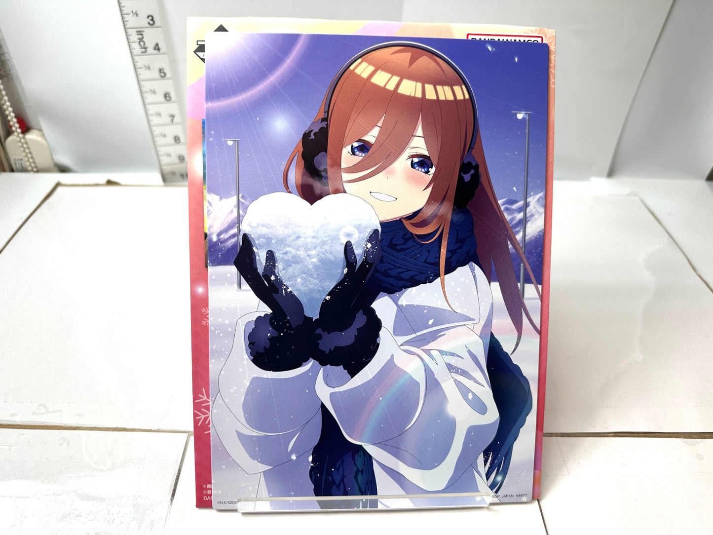 開封済み・未使用品 一番くじ 五等分の花嫁 ぬくもりを分かち合って K賞 描きおろしイラストボード 全5種コンプリートセット中野一花/二乃/三玖/四葉/五月 12/4