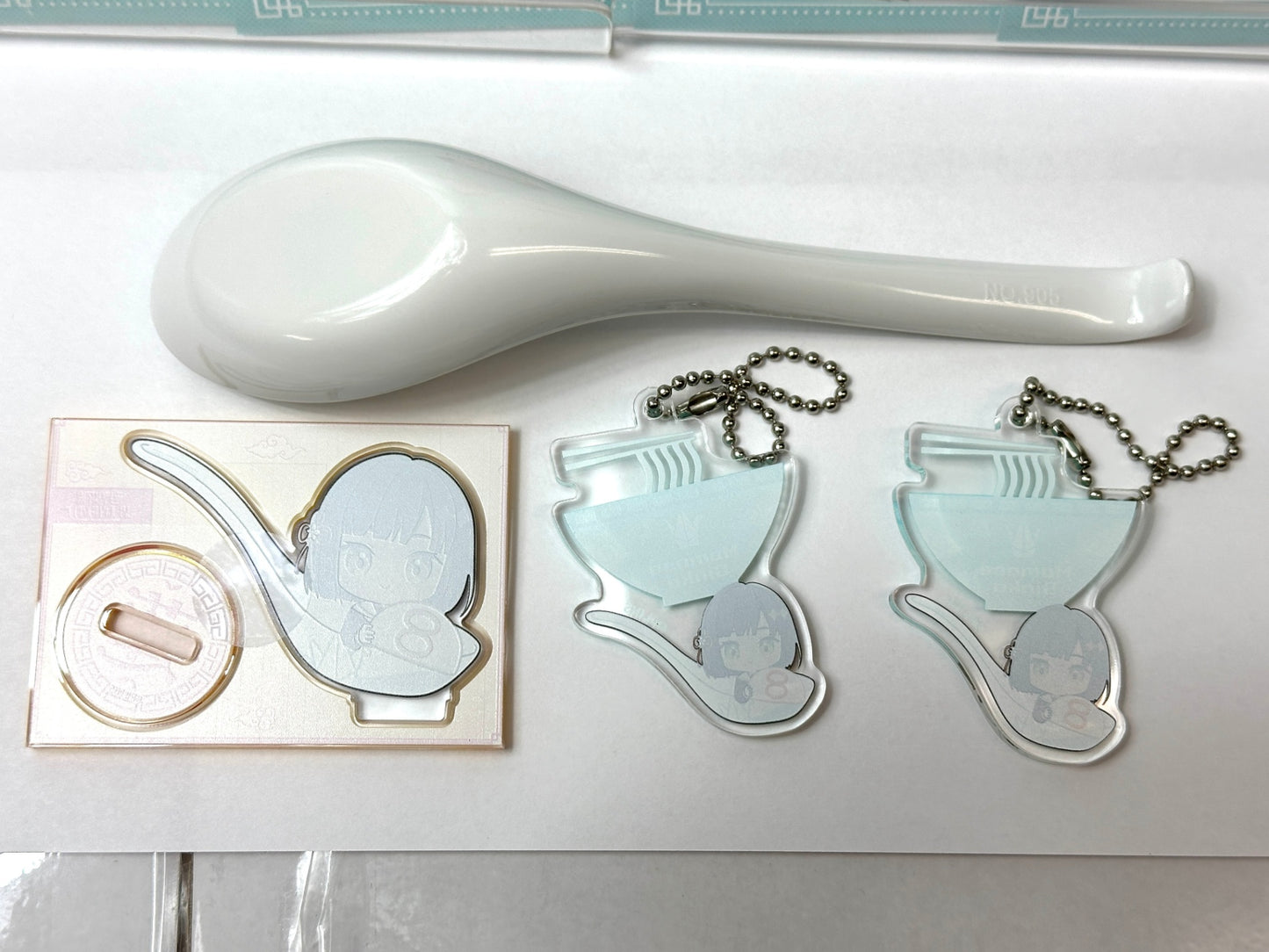 蓮ノ空女学院 スクールアイドルクラブ 8番らーめん コラボ 百生吟子 まとめセット アクリルスタンド アクスタ ポストカード アクリルキーチェーン レンゲ 12/11