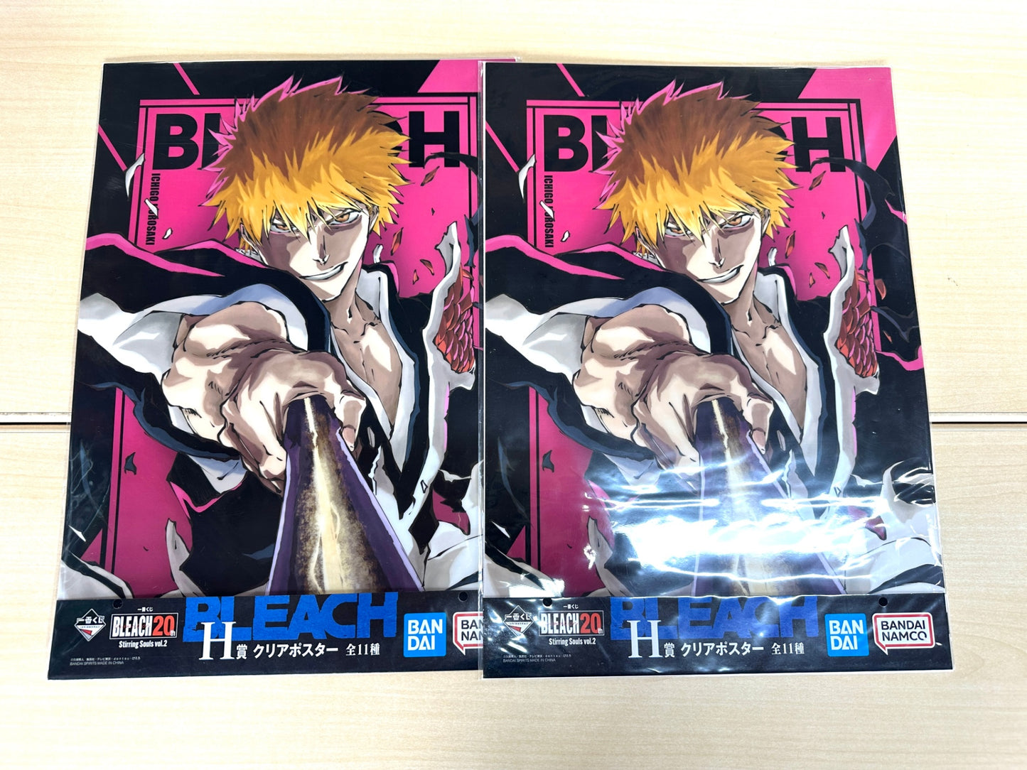 一番くじ BLEACH 20th H賞 クリアポスター 10種 28枚セット BANDAI 8/29