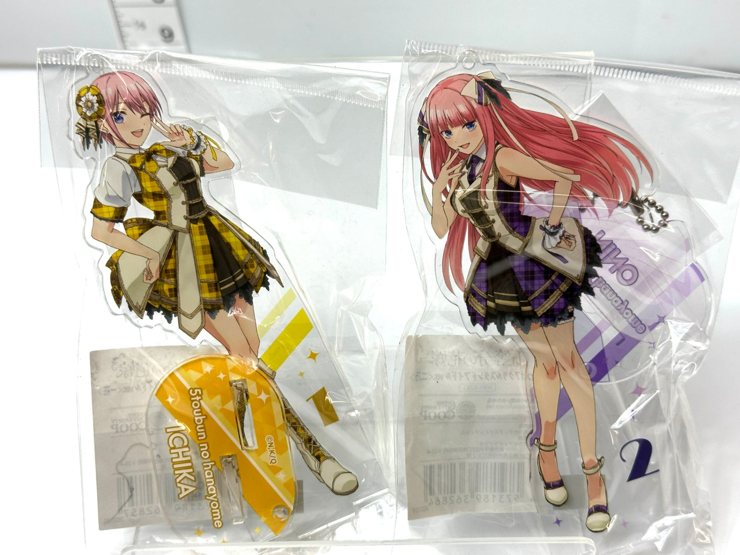五等分の花嫁 くっつけアクリルスタンド アイドルver. アクスタ 全5種コンプリートセット 中野一花 二乃 三玖 四葉 五月 3/3