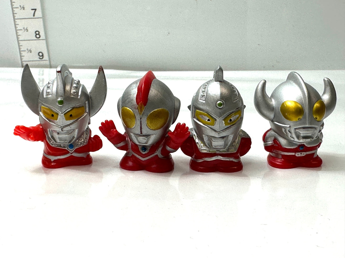 現状品 ウルトラマンシリーズ コレクターズアイテム 指人形 1 8個 まとめセット ソフビフィギュア 怪獣 メビウス ウルトラの父 セブン チャイルドバルタン カネゴン 他 1/9