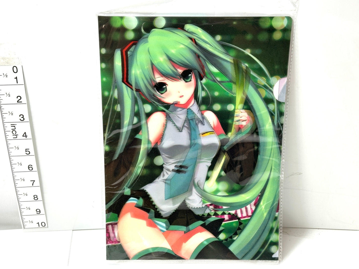 ボーカロイド VOCALO 3Dクリアファイル A4サイズ  3枚セット 初音ミク 巡音ルカ 両面クリアファイル 8/29