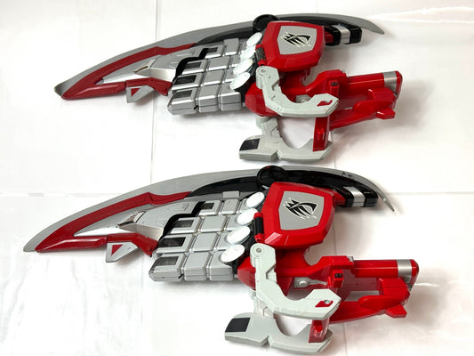 現状品 獣拳戦隊ゲキレンジャー 最強変身手刀 DXサイブレード 2個セット BANDAI 8/11