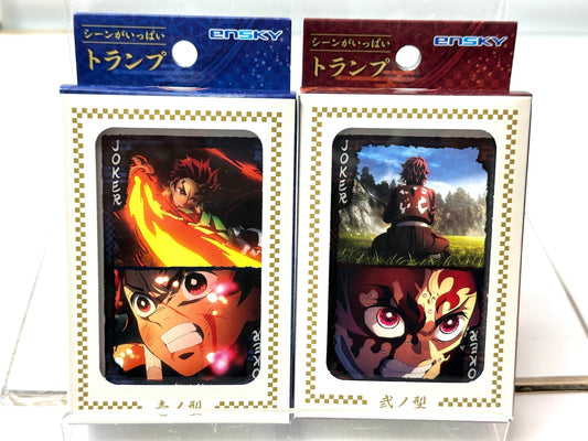 エンスカイ 鬼滅の刃 シーンがいっぱいトランプ 壱ノ型/弐ノ型 2種セット 12/16