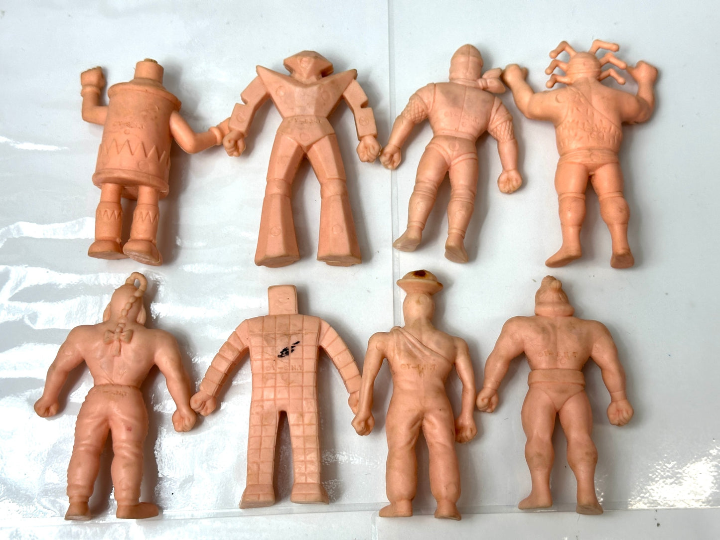 現状品 丸越 キン肉マン デカ消し キン消し 25個セット ミートくん ウルフマン ザ・ニンジャ スプレー魔人 銅ベルマン 他 10/24