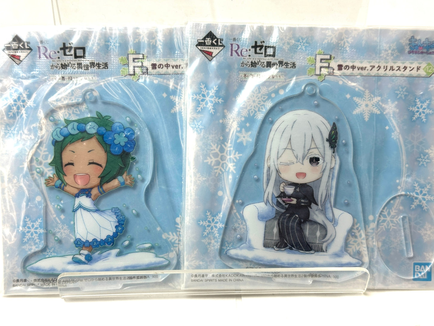 一番くじ Re:ゼロから始める異世界生活 F賞 雪の中ver.アクリルスタンド 全12種コンプリートセット 11/10