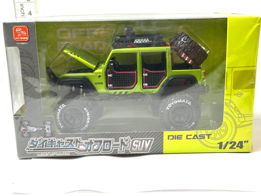 ダイキャストオフロード SUV 1/24 衝撃で開く!光る!音が鳴る! トーシン産業 8/7