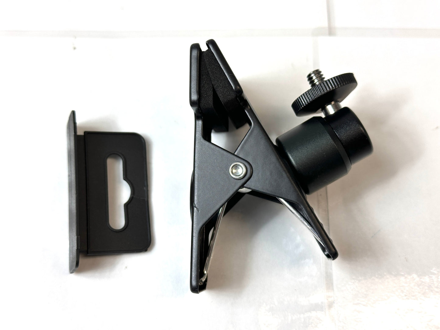 クリップ式 LED リングライト 6インチ S03LT-004BK USB電源 調光10段階 色調3色 サイズ H24×W16×D8.5cm 10/7