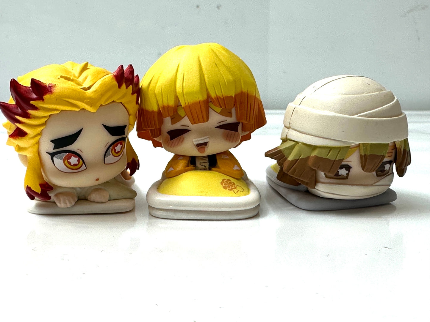 現状品 鬼滅の刃 おねむたん 10個 まとめセット フィギュア 煉獄杏寿郎 竈門炭治郎 胡蝶しのぶ  嘴平伊之助 他 2/16