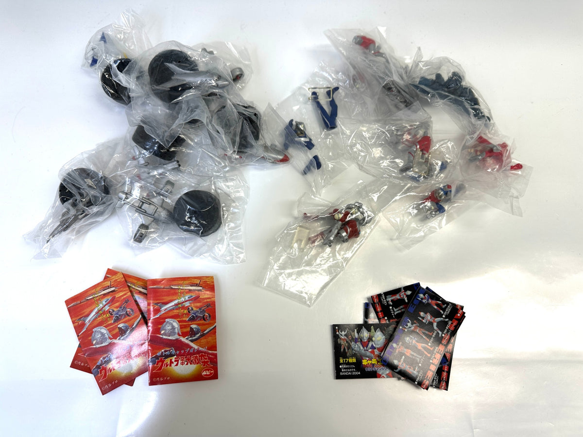 内装未開封品 ボトルキャップガレージ ウルトラ空中大激突 キャラエッグ ウルトラマンシリーズ ミニフィギュア まとめセット 9/28