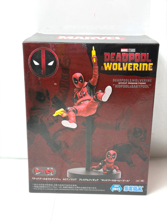 MARVEL ACT/CUT プレミアムフィギュア デッドプール＆ウルヴァリン キッドプール＆ベビープール（SEGA）
