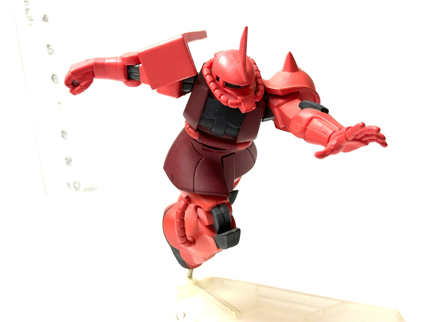 現状品 機動戦士ガンダム DX アグレッシブポーズ フィギュア シャア専用ザクII  ジオラマフィギュア ガンダムVS量産型ザク 11/12