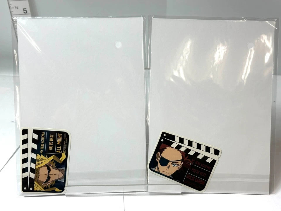 一番くじ 僕のヒーローアカデミア THE MOVIE ユアネクスト H賞 キャンバス風 イラストボード＆ステッカー 全10種 コンプリートセット 緑谷出久 爆豪勝己 オールマイト 他 4/3