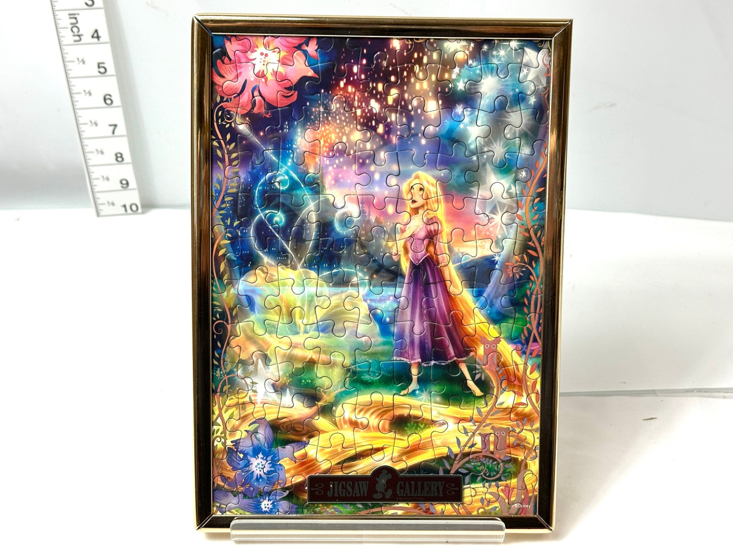 現状品 ディズニー 塔の上のラプンツェル ジグソーパズル JIGSAW GALLERY シリーズ ホログラムクリスタルパズル 2個セット 108ピース 11/10