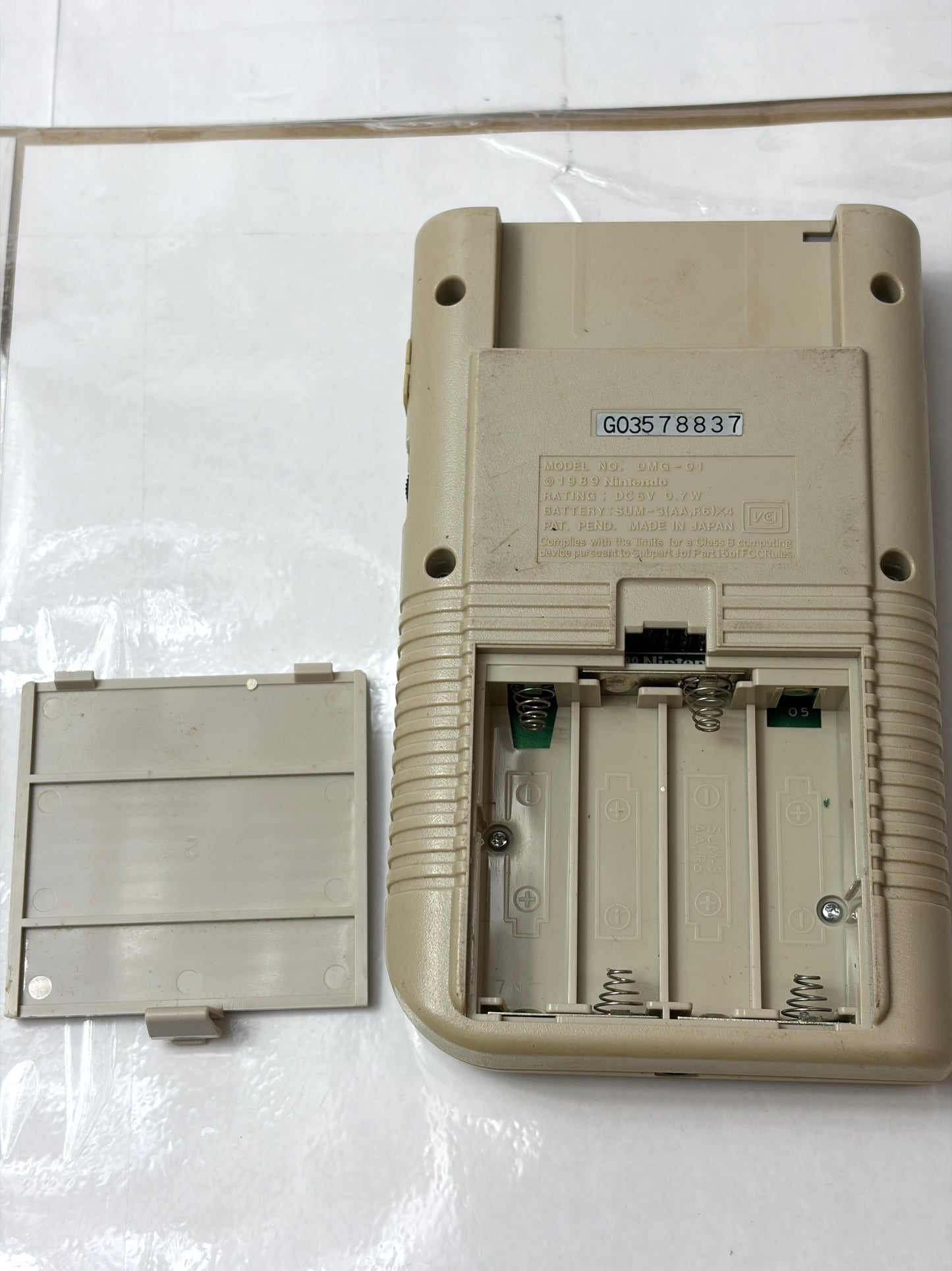 任天堂 初代 ゲームボーイ 本体 DMG-01 グレー Nintendo Game Boy Original
