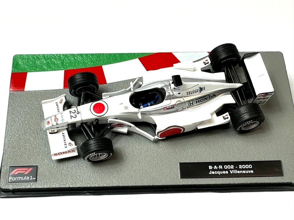 現状品 デアゴスティーニ F1マシンコレクション BAR002 2000 ジャック・ヴィルヌーヴ 1/43 ダイキャスト ミニカー 4/3