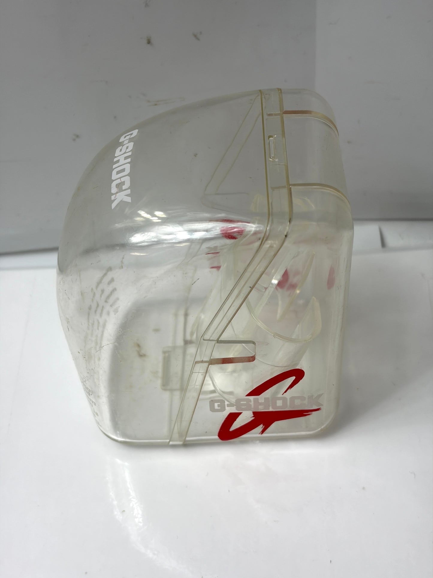 CASIO G-SHOCK I.S.F. コラボ ホワイト/ブルー デジタル腕時計 クリアケース付