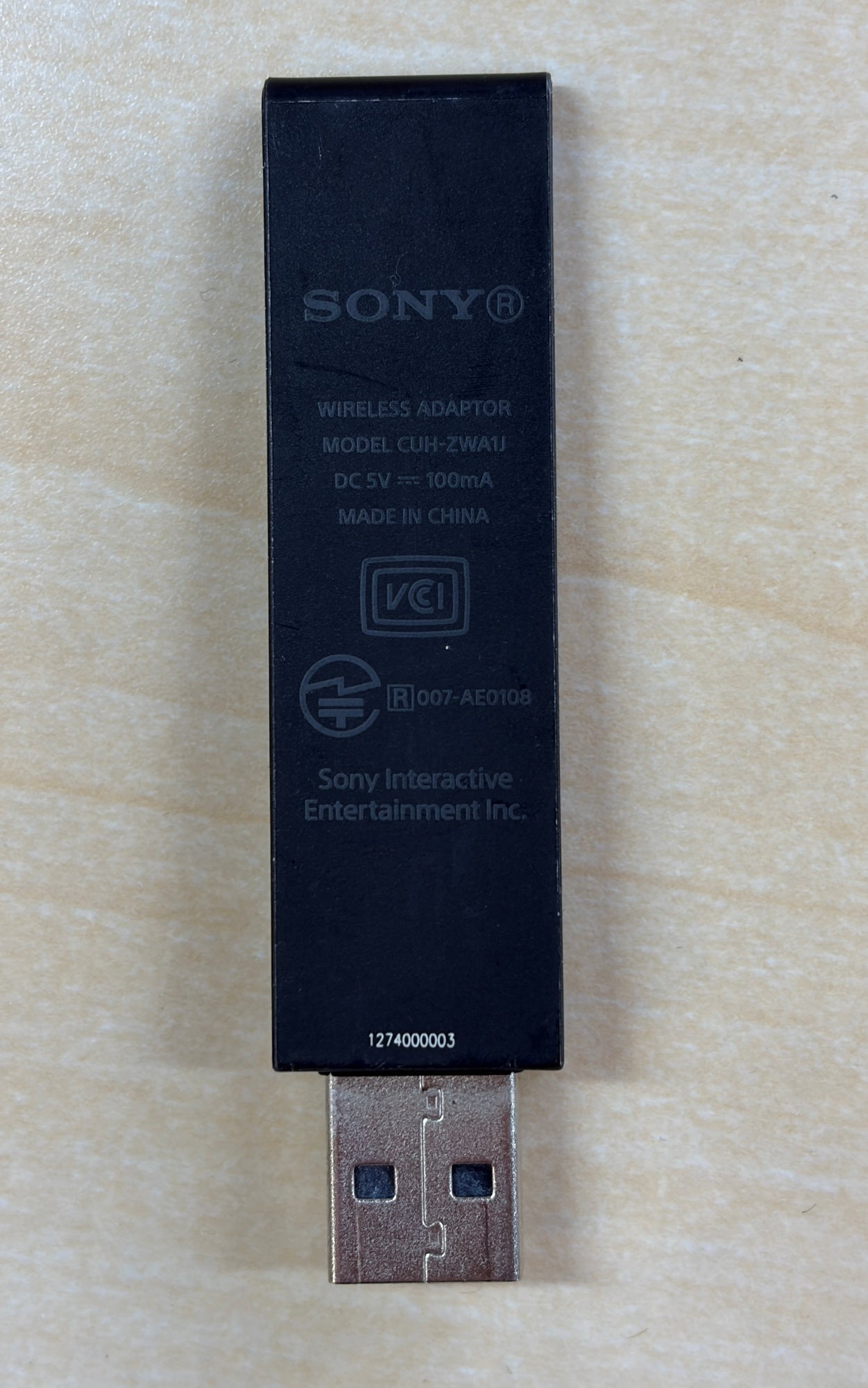 DUALSHOCK4 USBワイヤレスアダプター　cuh-zwa1j
