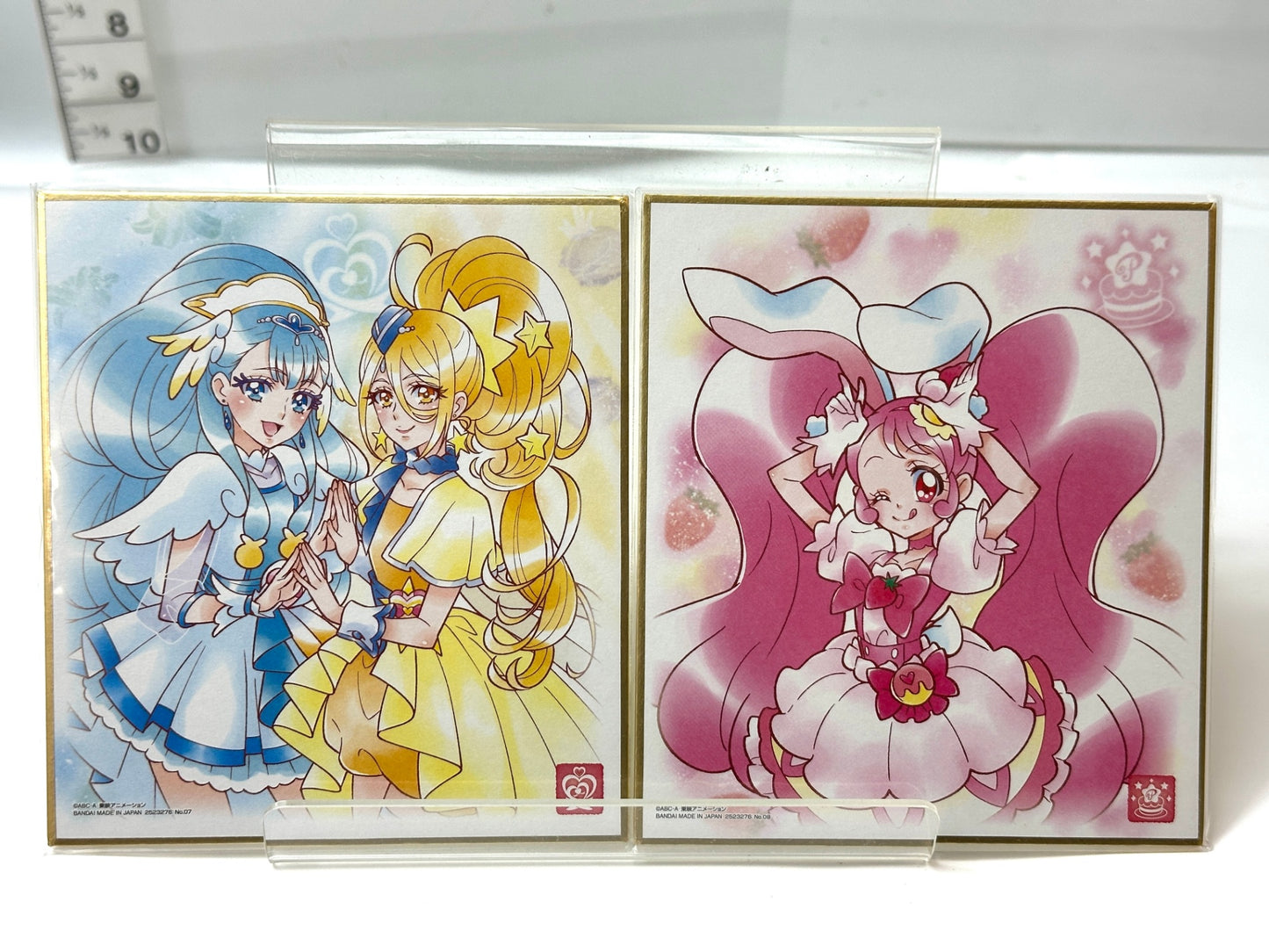 バンダイ プリキュア色紙ART 11枚セット ひろがるスカイ！プリキュア キュアミント＆キュアアクア 20周年special 2 No.01 他 3/25