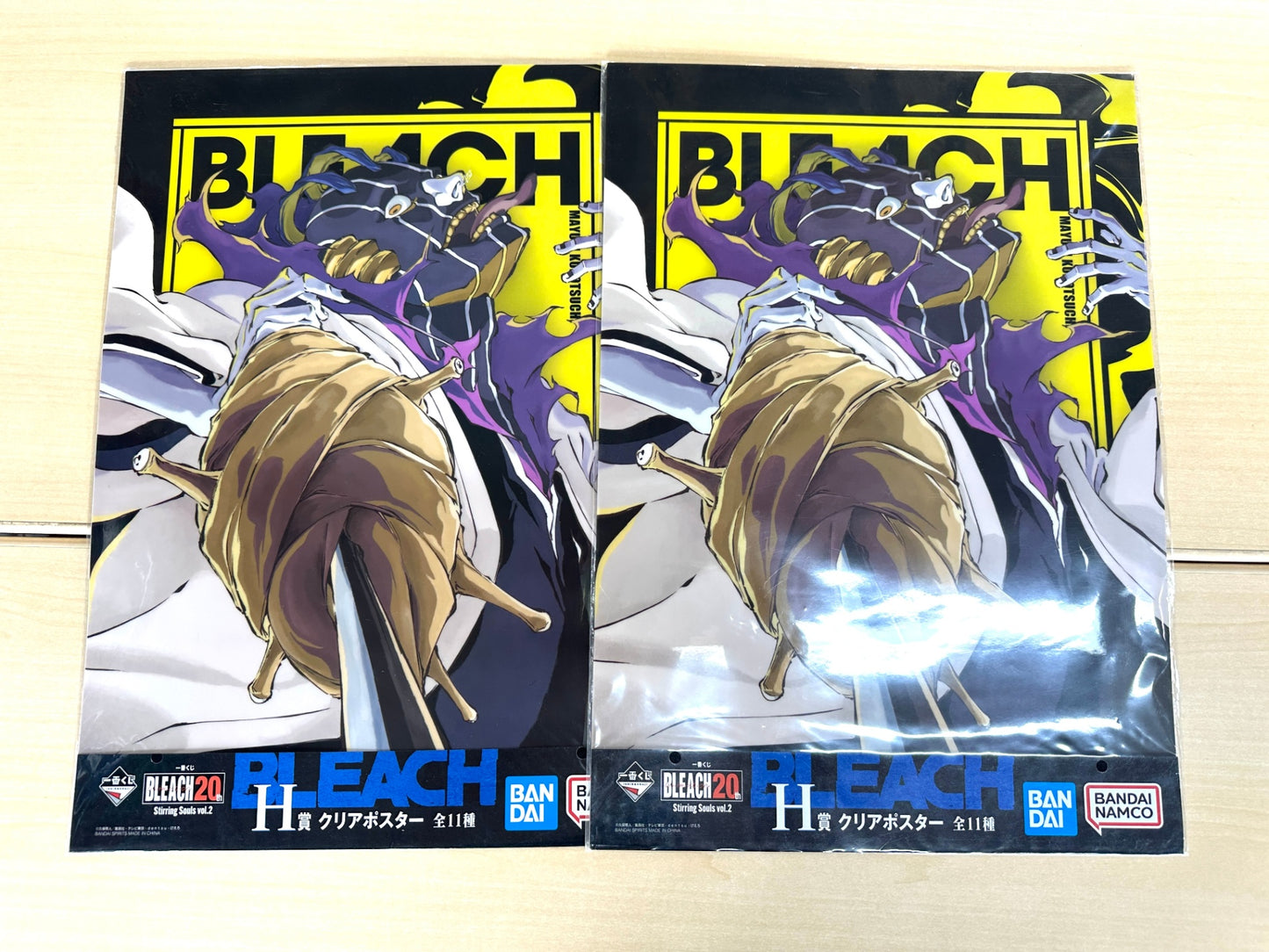 一番くじ BLEACH 20th H賞 クリアポスター 10種 28枚セット BANDAI 8/29