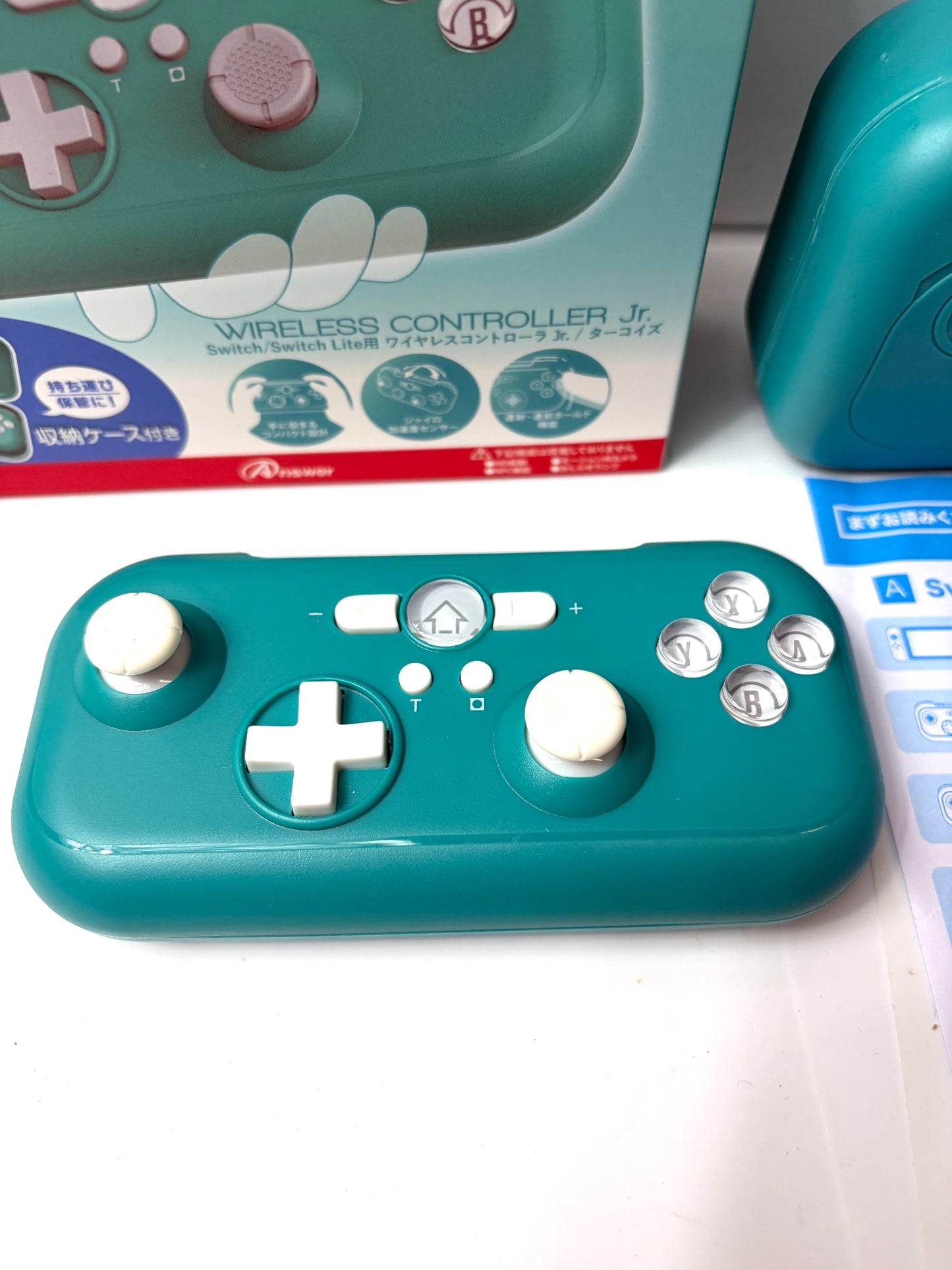 Answer Switch 互換 ワイヤレス コントローラー Jr. 収納ケース付き グリーン