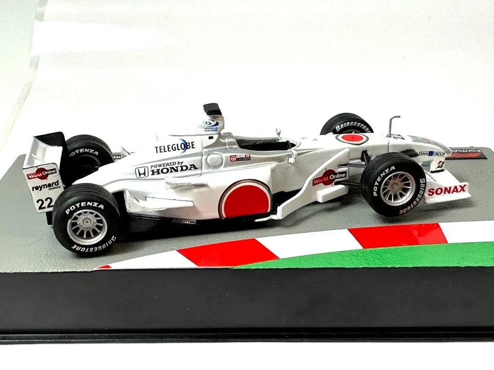 現状品 デアゴスティーニ F1マシンコレクション BAR002 2000 ジャック・ヴィルヌーヴ 1/43 ダイキャスト ミニカー 4/3