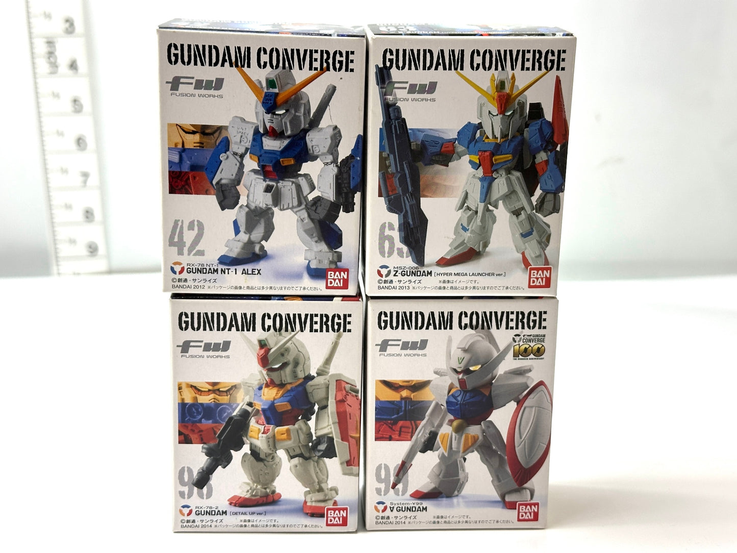 FW GUNDAM CONVERGE ガンダムNT-1 アレックス Zガンダム RX-78-2 ∀ガンダム ガンダム フィギュア 2/27