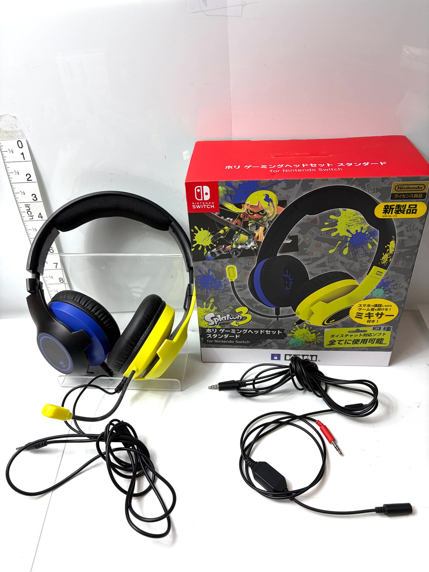 HORI ゲーミングヘッドセット スタンダード スプラトゥーン2 NSW-107 ミキサー付き