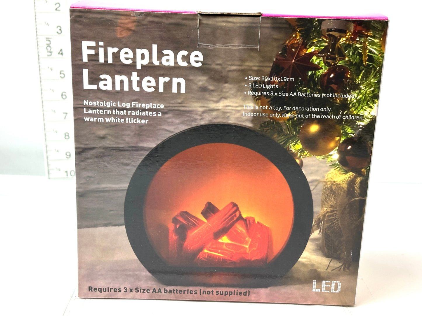 ファイヤープレイス ランタン LEDインテリアライト 暖炉型ランタン 11/1