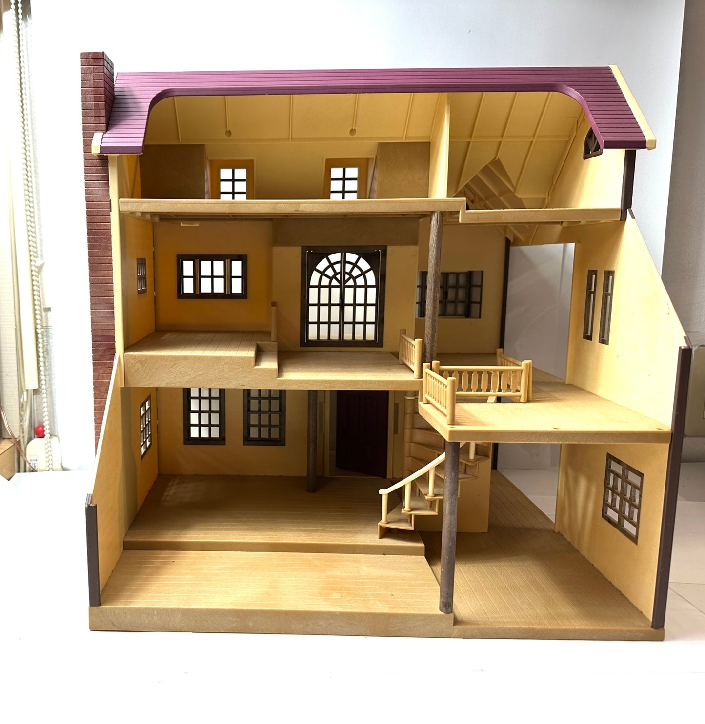 現状品 ジャンク扱い エポック社 シルバニアファミリー オークウッドマナーハウス 人形 小物 まとめセット 10/16