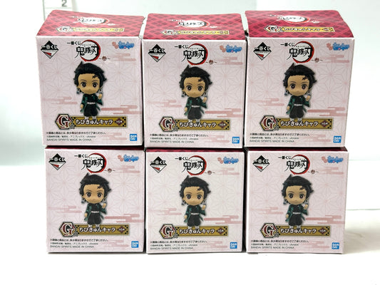 内装未開封品 一番くじ 鬼滅の刃 参 G賞 ちびきゅんキャラ 全6種コンプリートセット 竈門炭治郎 竈門禰豆子 我妻善逸 嘴平伊之助 冨岡義勇 胡蝶しのぶ フィギュア 11/10