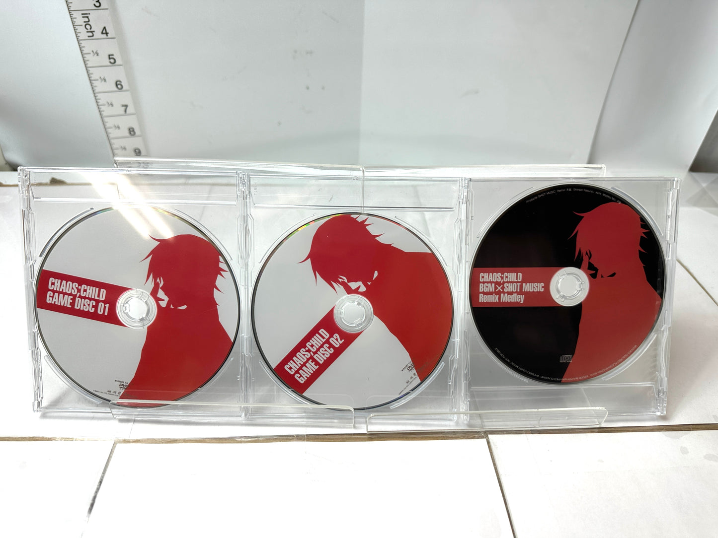 現状品 PCゲームソフト CHAOS;CHILD カオスチャイルド カオチャ Windows DVD-ROM BGM/SHOT MUSICは未開封 12/4