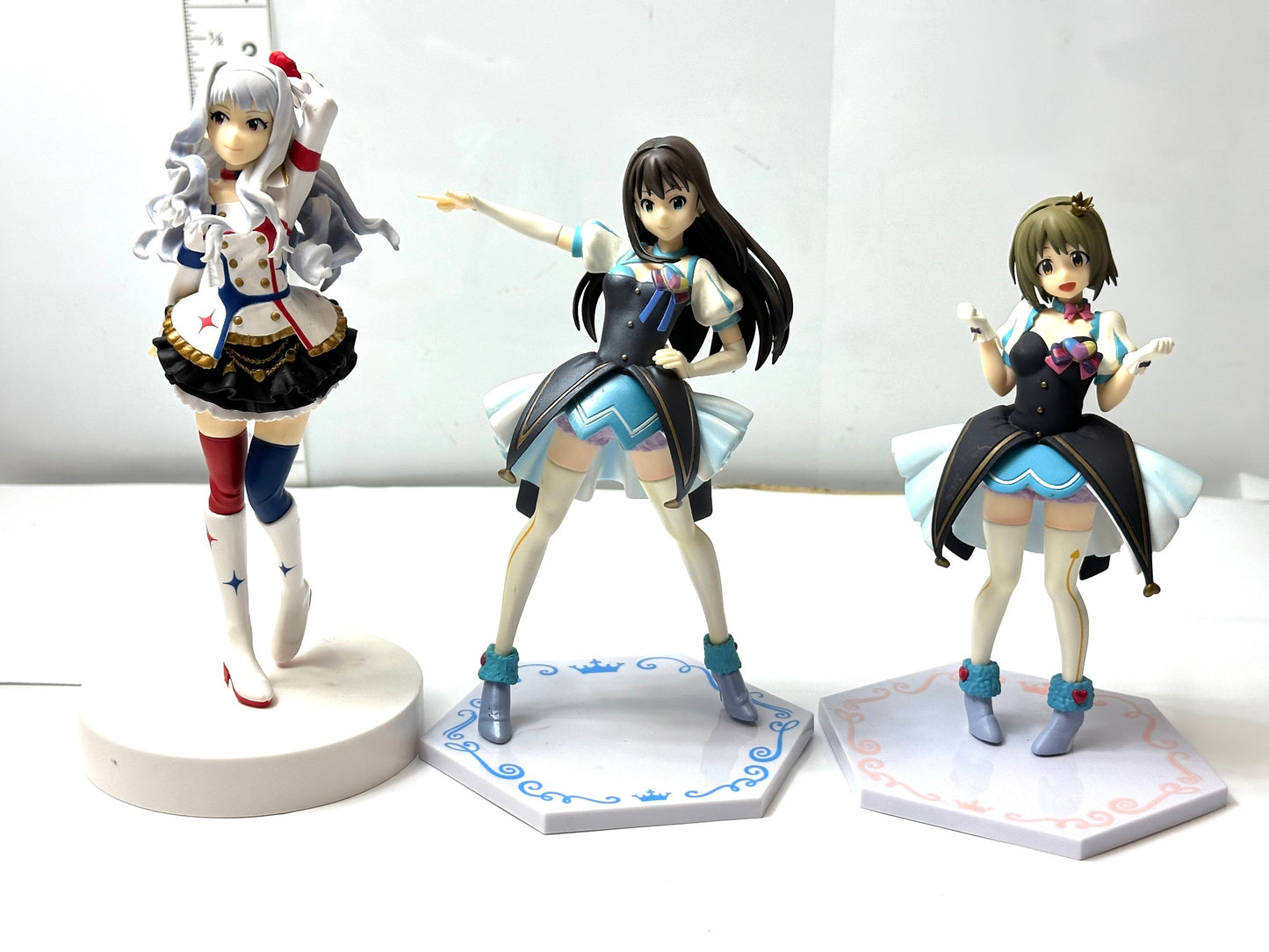 現状品 アイドルマスター シンデレラガールズ フィギュア 3個セット 四条貴音 渋谷凛 三村かな子 一番くじプレミアム 2/11