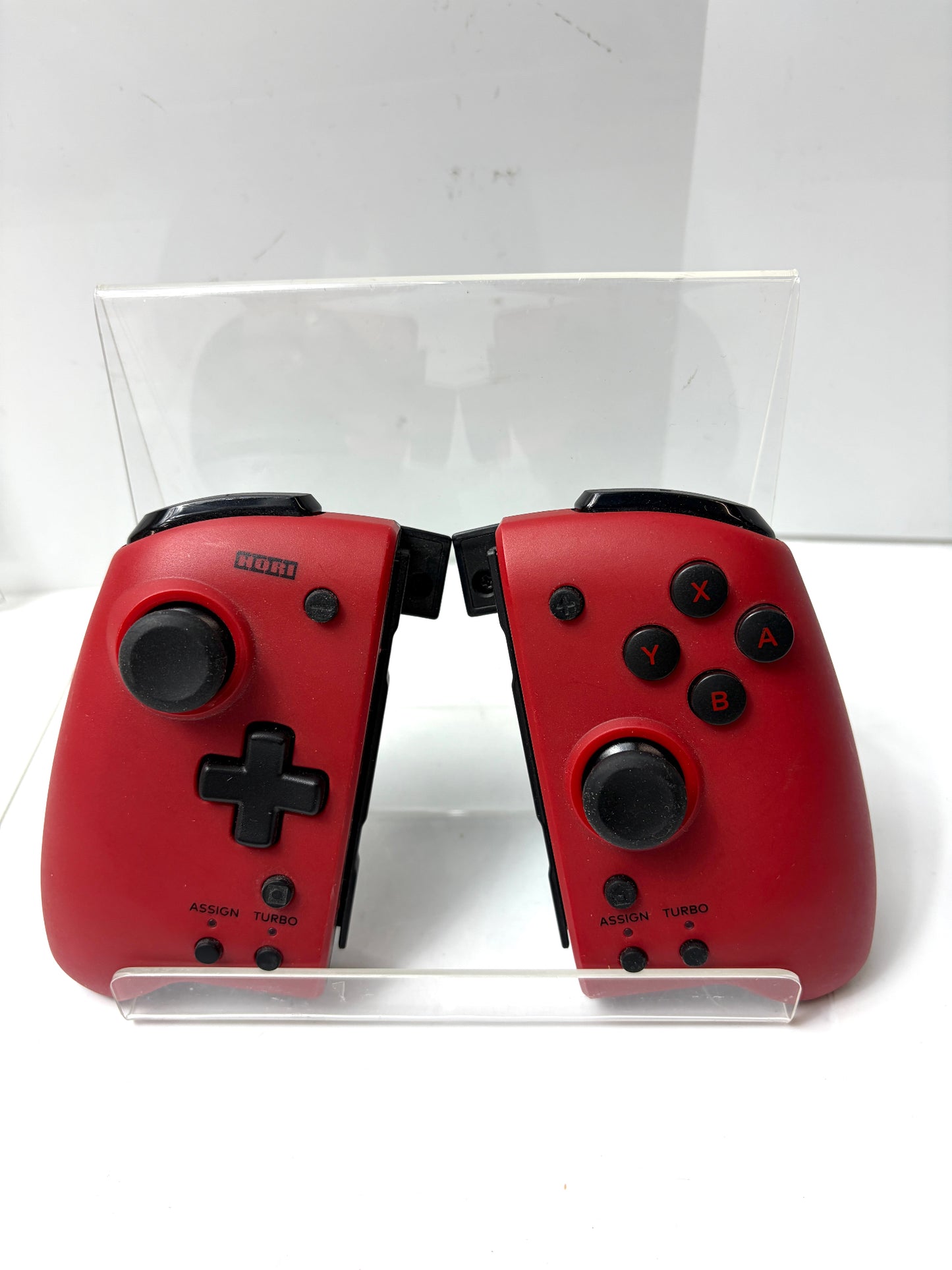 HORI 任天堂 Switch用 グリップコントローラー (L/R) レッド ターボ機能付き　NSW-298