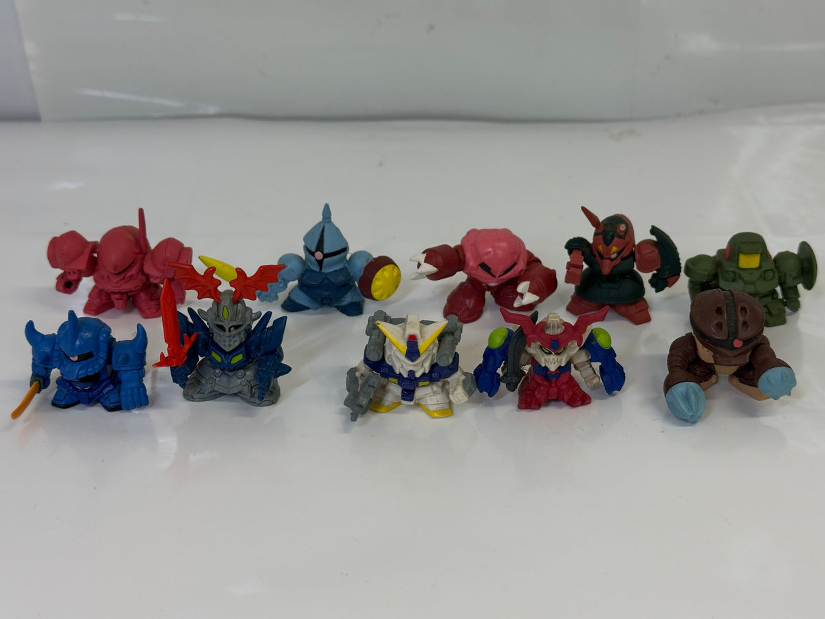 ジャンク SDガンダム フルカラー フィギュア キーホルダー ミニフィギュア 93個 まとめセット カプセルトイ ガチャ 10/9