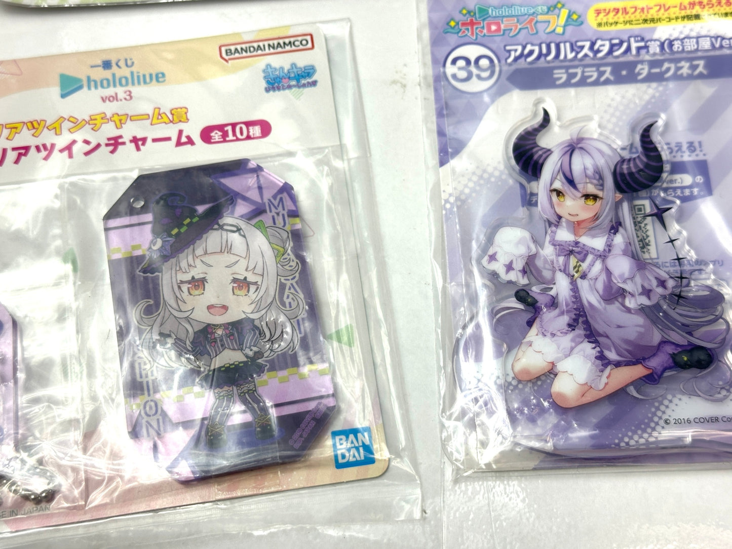一番くじ hololive ホロライブ グッズ まとめセット ミニアートボード アクリルスタンド クリアツインチャーム フレームスタンド 9/5