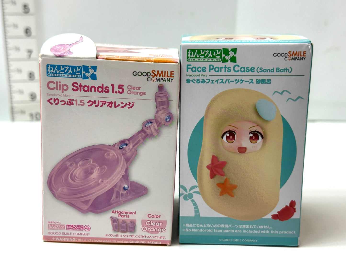 グッドスマイルカンパニー ねんどろいどもあ くりっぷ 1.5 クリアオレンジ きぐるみフェイスパーツケース 砂風呂 きせかえウエディング 3/15