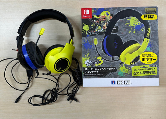 【任天堂ライセンス商品】スプラトゥーン3 ホリゲーミングヘッドセット スタンダード for Nintendo Switch【Lite・有機ELにも対応】