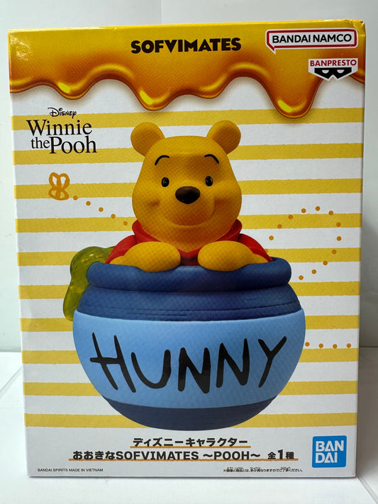 ディズニー おおきな SOFVIMATES くまのプーさん フィギュア BANDAI SPIRITS
