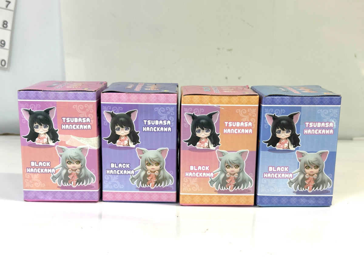 TAITO タイトー 化物語 デフォルメフィギュア 全4種 コンプリートセット 羽川翼 ブラック羽川 忍野忍 阿良々木暦 9/22