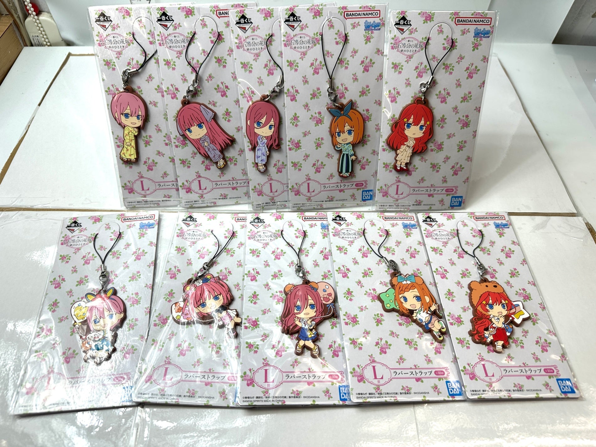 一番くじ 映画 五等分の花嫁 夢のひととき L賞 ラバーストラップ 全10