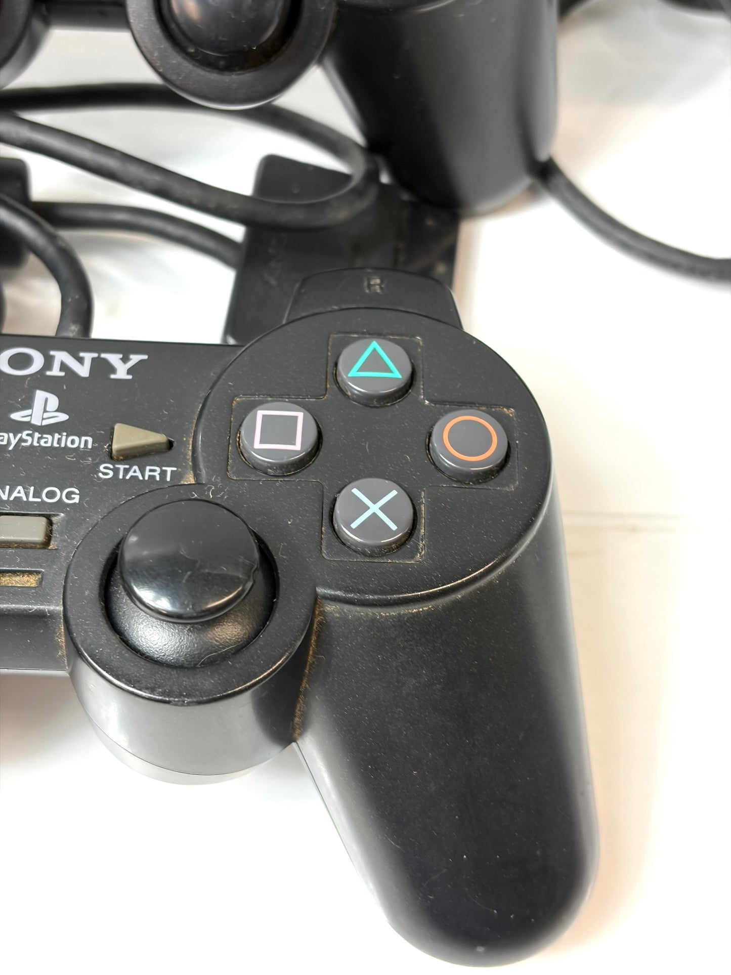 【現状品　純正2個セット】PS2 DUALSHOCK コントローラー SONY ブラック SCPH-10010