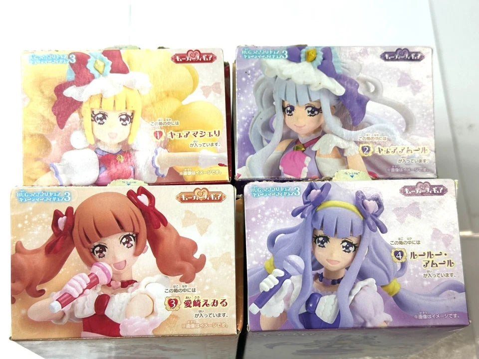 現状品 HUGっと！プリキュア キューティーフィギュア3 SpecialSet 全4種セット キュアマシェリ キュアアムール 愛崎えみる ルールー・アムール 3/6