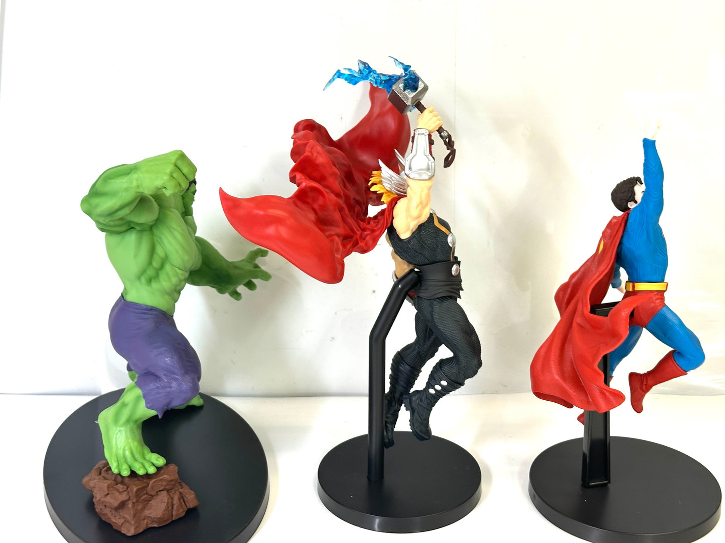 現状品 アメコミ マーベル MARVEL ACT/CUT 他 フィギュア まとめセット ハルク ソー スーパーマン ジョーカー ブラックパンサー スパイダーマン スパイダーグウェン 6/10